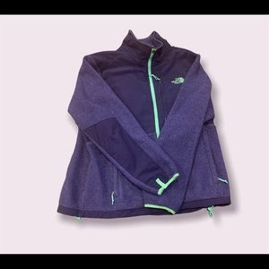 Womens NorthFace Front Zip Coat